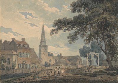 Harrow-on-the-Hill, Middlesex by Thomas Girtin